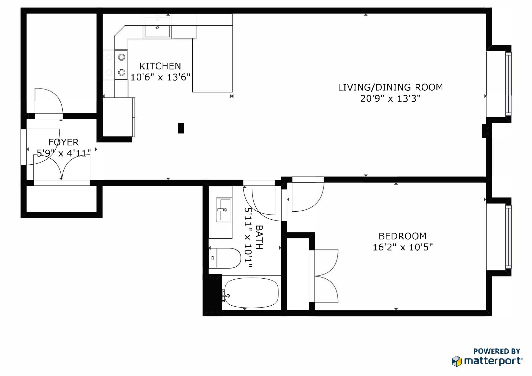 1 Bedroom Units – Thread Hyde Park