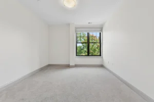 Spacious carpeted bedroom at 1580 River St #4D