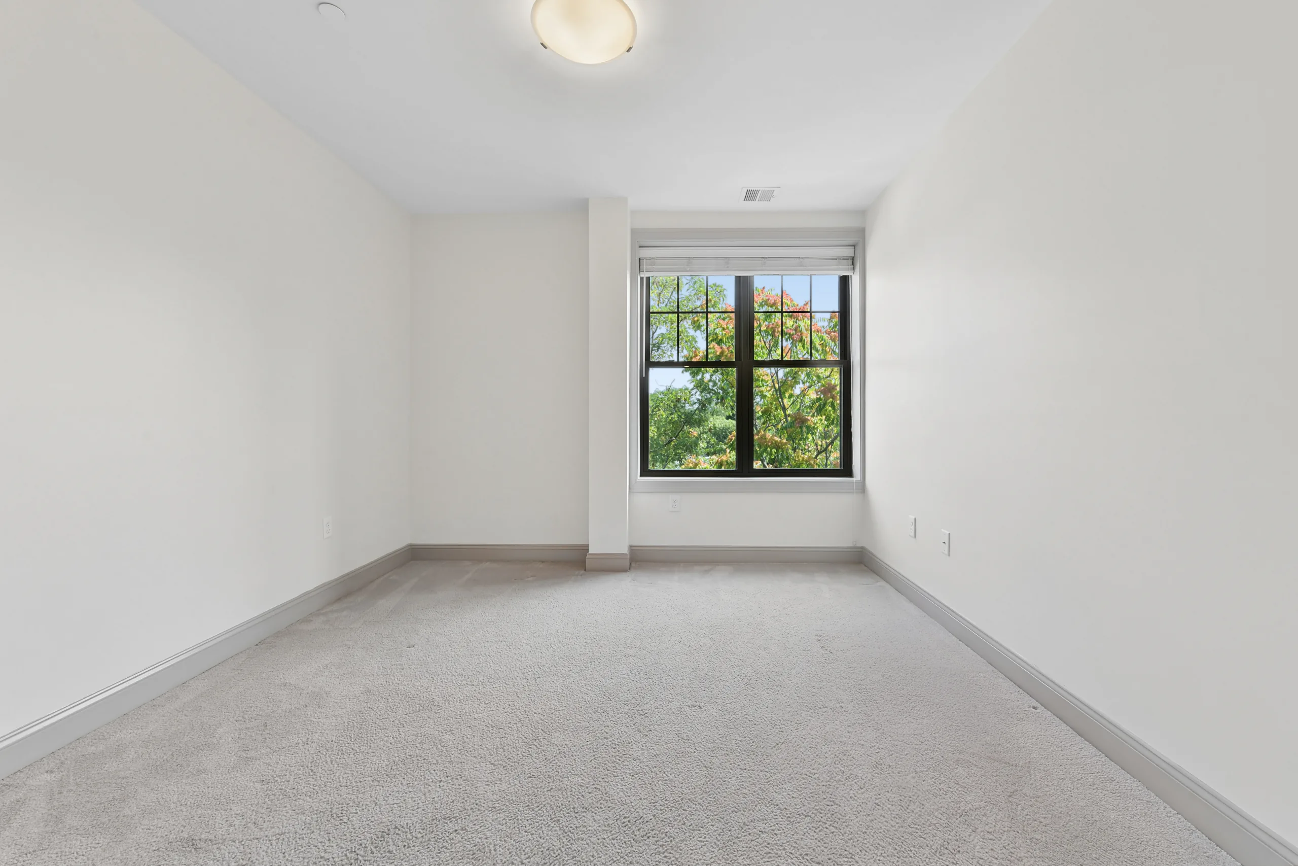 Spacious carpeted bedroom at 1580 River St #4D
